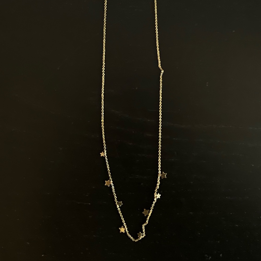 GOLD STARS NECKLACE